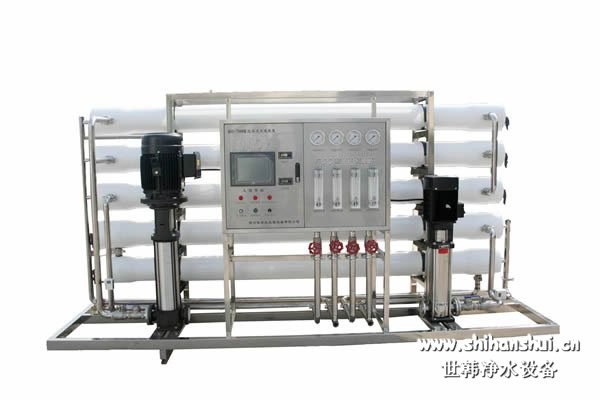 供应大连7吨/小时双级反渗透纯净水设备